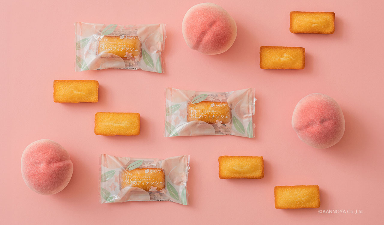 ふくしま桃のフィナンシェ