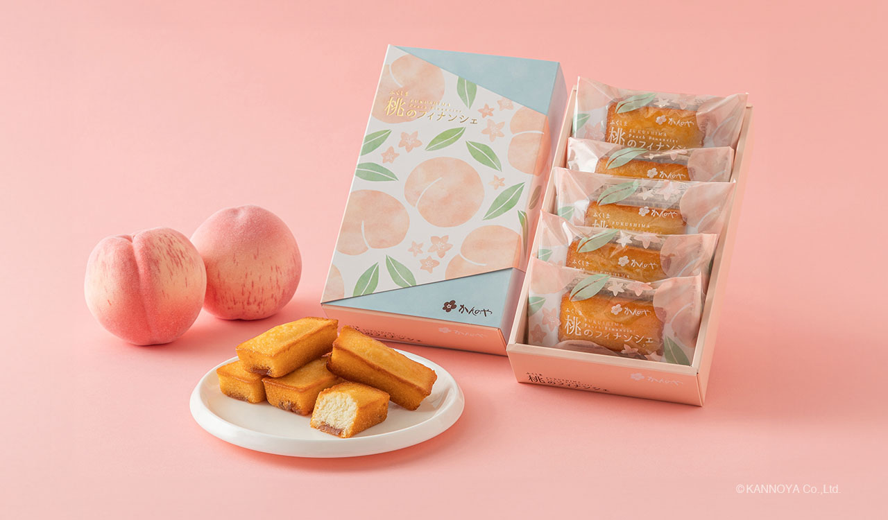 ふくしま桃のフィナンシェ5個入