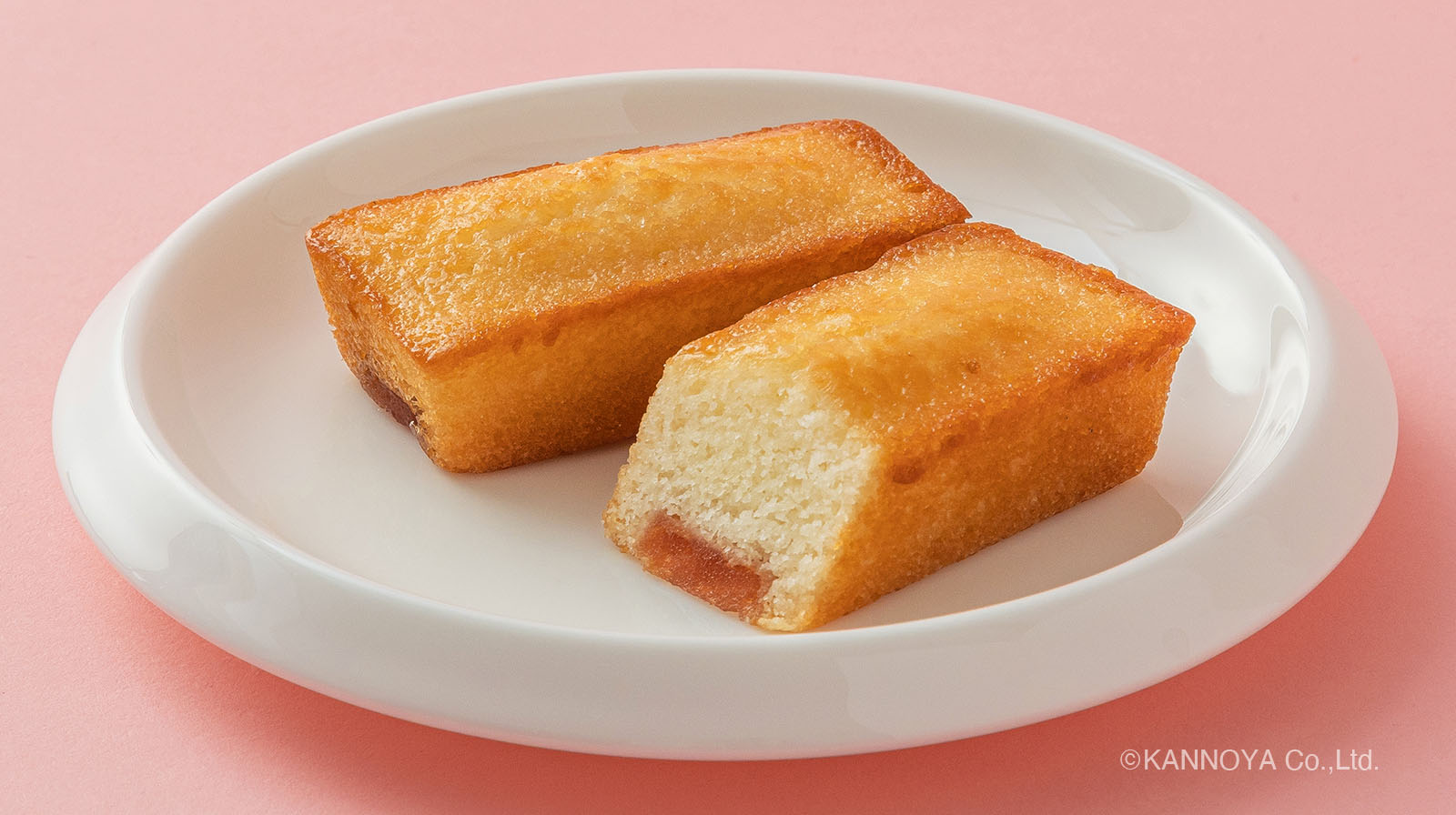 桃のフィナンシェ