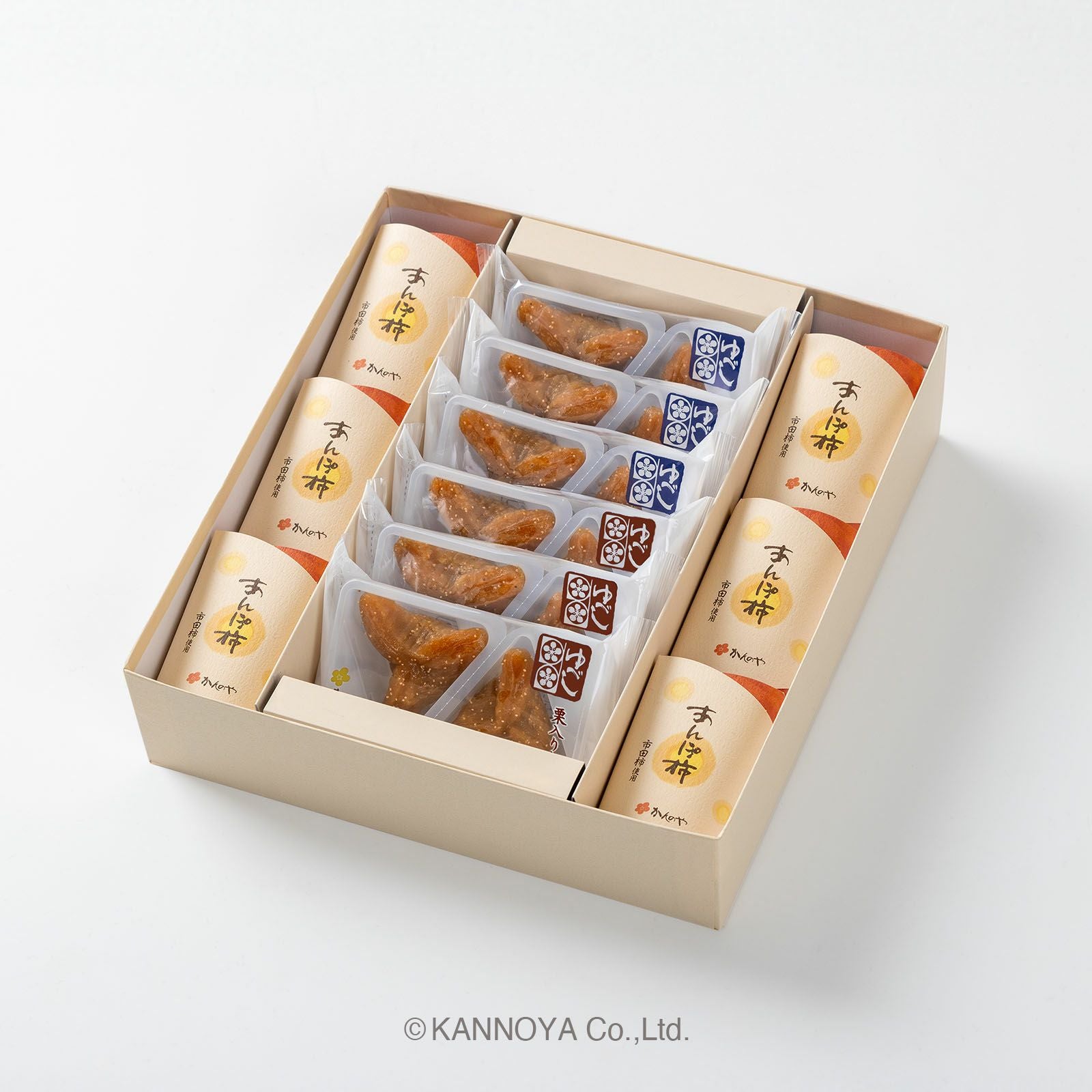 秋のゆべし・あんぽ柿詰合せ18個入｜かんのや福島お菓子