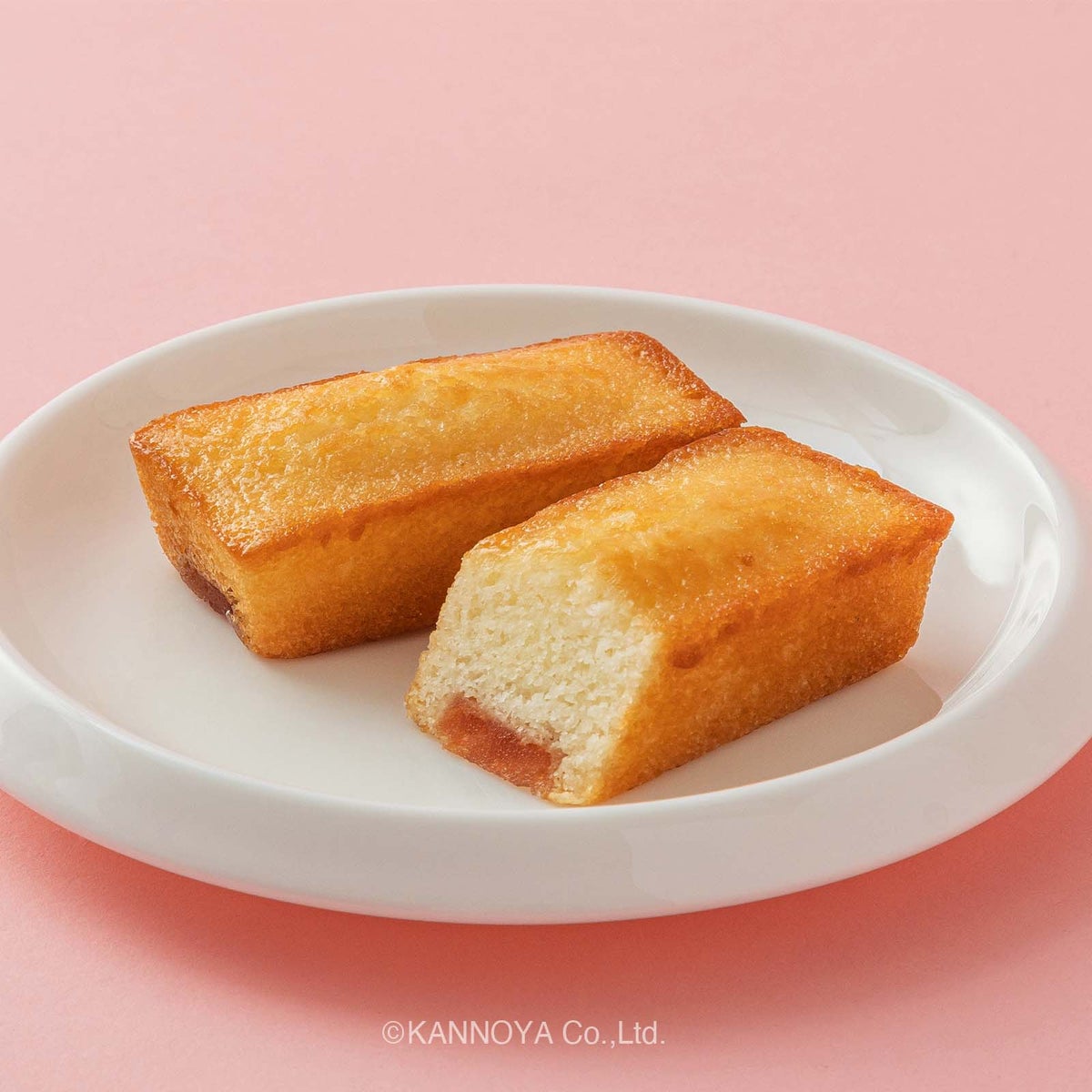 桃のフィナンシェ