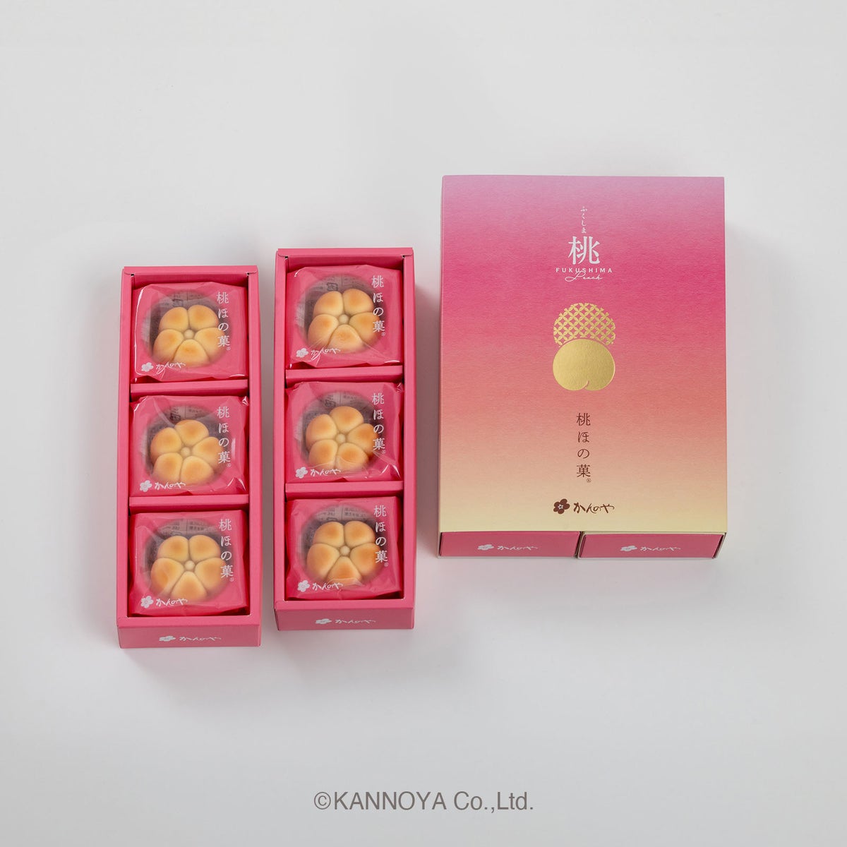 桃ほの菓　6個箱入